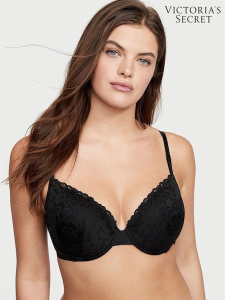 Victoria's Secret Black Lace Lightly Lined T-Shirt Bra (P74804) | €22