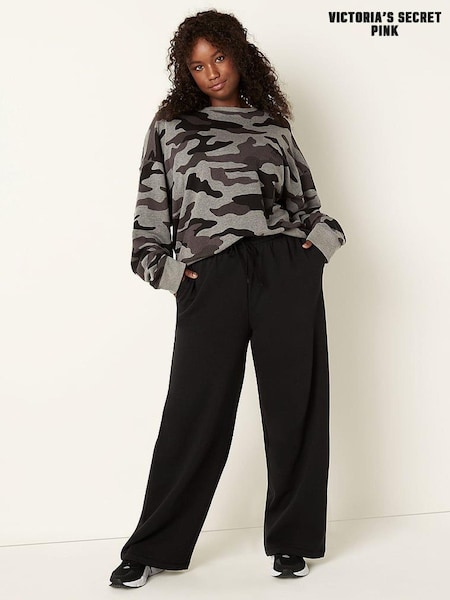 Victoria's Secret PINK Black Wide Leg Wide Leg Jogger (P76965) | €25