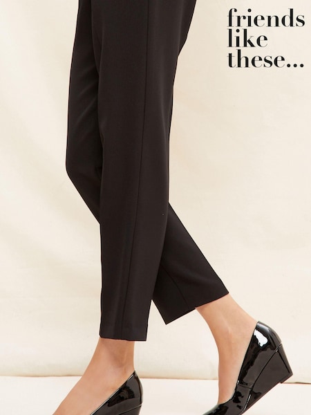 Friends Like These Black Patent Wedge Court Shoes (P77090) | €27