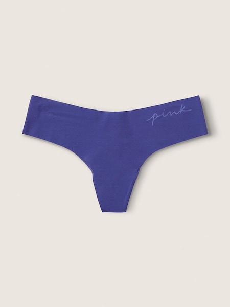 Victoria's Secret PINK Indigo Blue No Show Thong Knickers (P77491) | €3.50