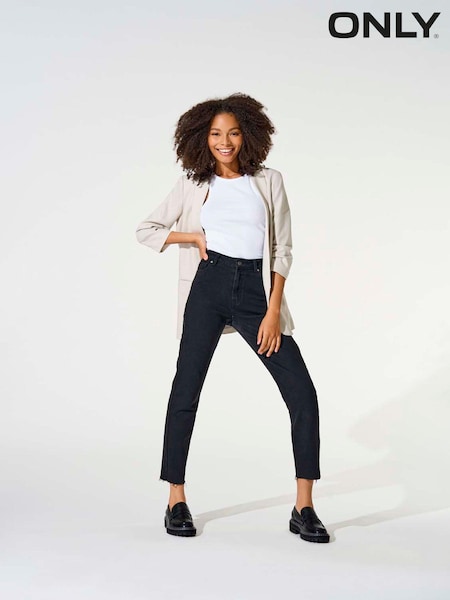 ONLY Black High Waisted Mom Jean (P78314) | €16