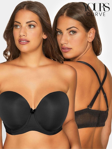 Yours Curve Black Multiway Moulded Bra (P88963) | €12.50