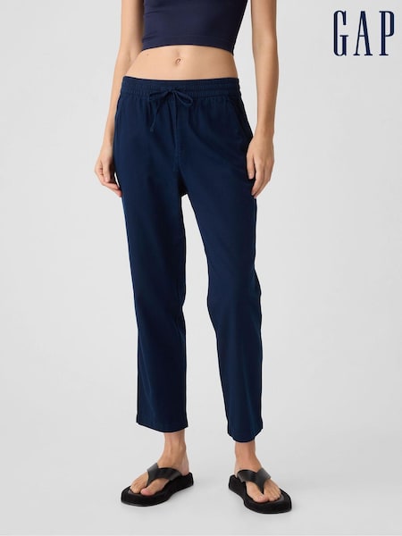 Gap Blue Easy Straight Pull-On Trousers (P89946) | €19.50