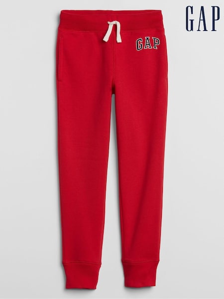 Punainen - Gap Vintage Logo Fleecevuorattu Verryttelyhousut (4-13v) (P92439) | €28
