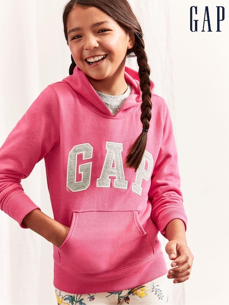 Vaaleanpunainen - Gap Logo Huppari (4-13v) (P92445) | €32