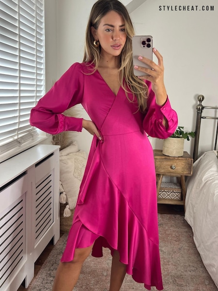 Style Cheat Charlotte Wrap Midi Dress (P93350) | €28