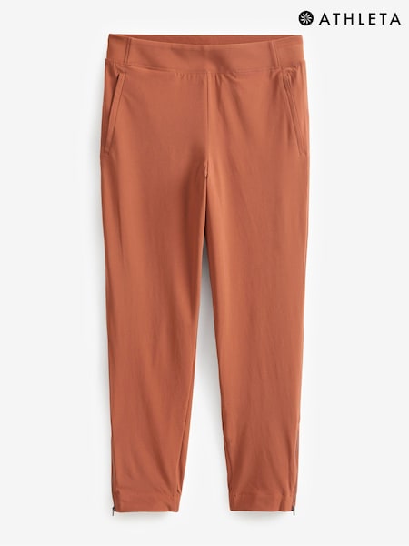 Athleta Brown Brooklyn Mid Rise Featherweight Joggers (P94351) | €25