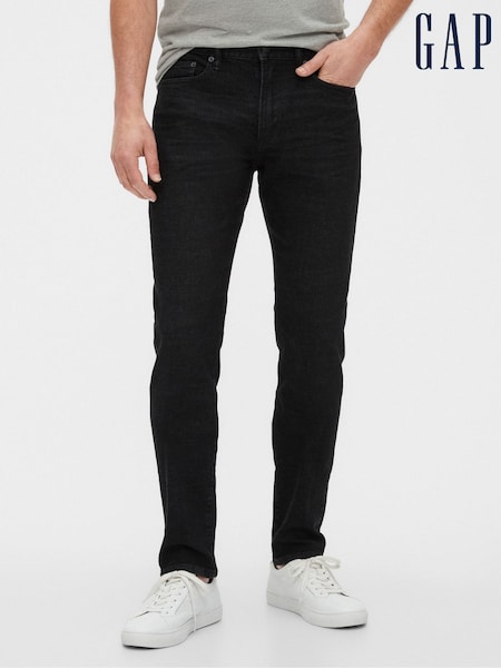Gap Black Slim Fit Comfort Stretch Tapered Jeans (P94444) | €64