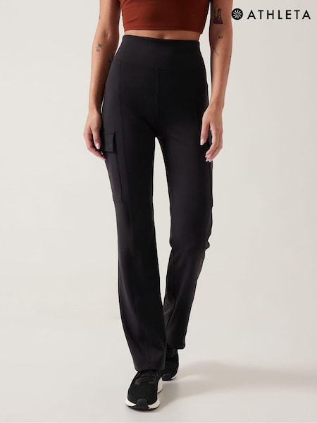 Athleta Black Delancey Straight Cargo Trousers (P94758) | €109