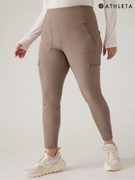 Athleta Beige Headlands Hybrid Cargo Leggings (P94860) | €60