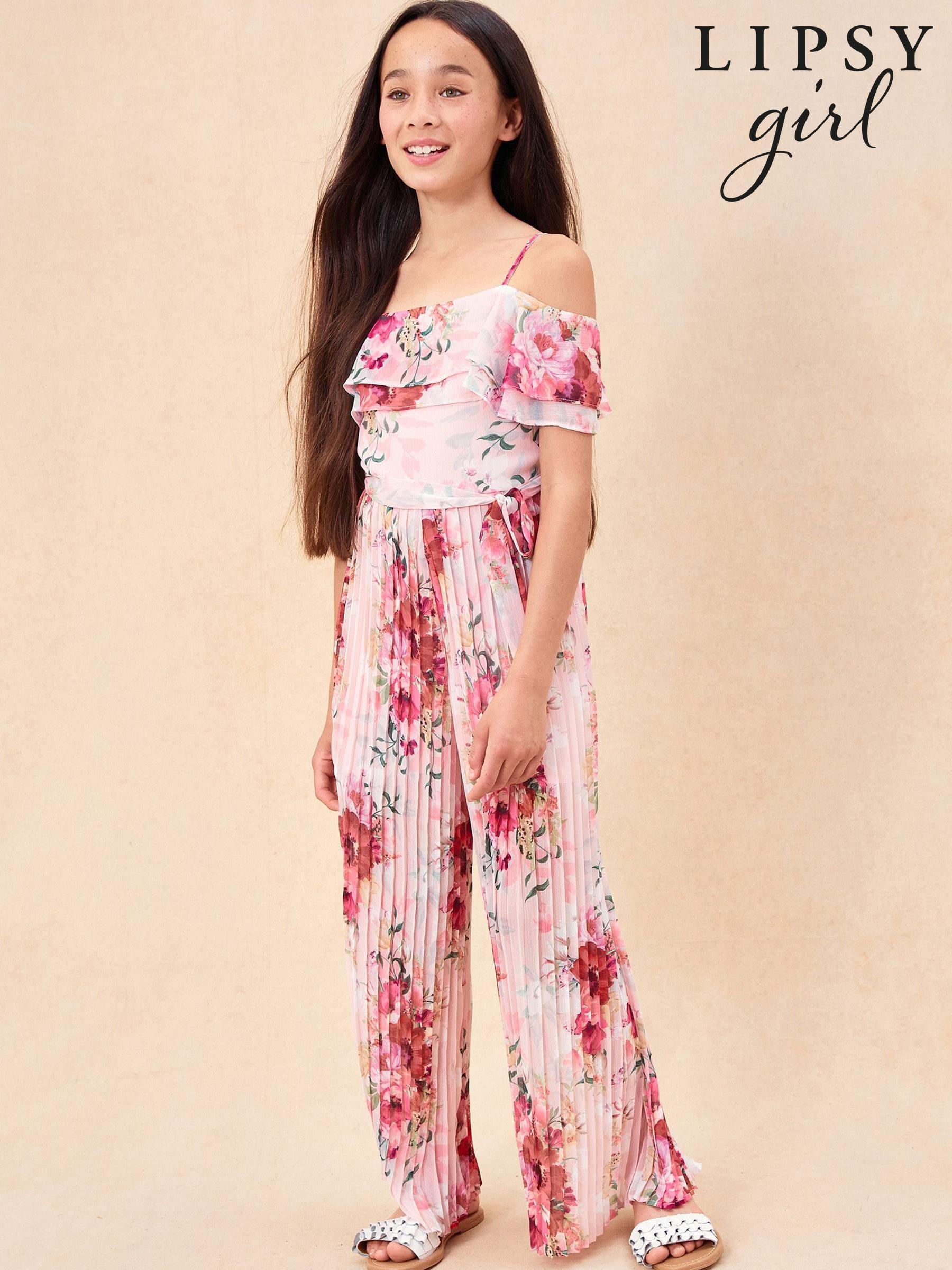 Lipsy girl floral playsuit 2025