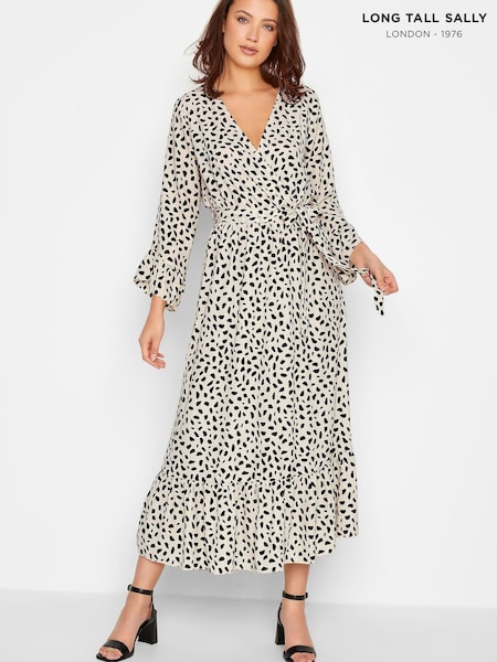 Long Tall Sally Print Ruffle Dress (P97004) | €15