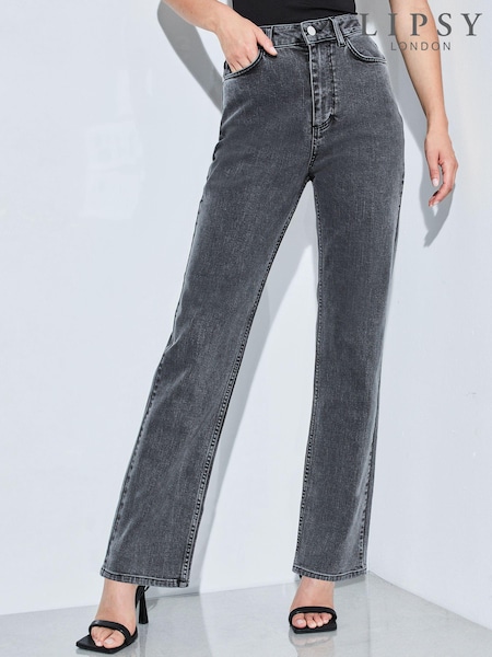 Lipsy High Waist Straight Leg Jeans (Q08654) | €13