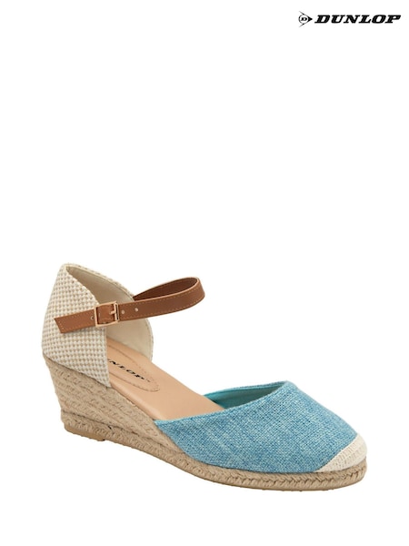 Dunlop Blue Ladies Espadrille Wedge (Q10909) | €20