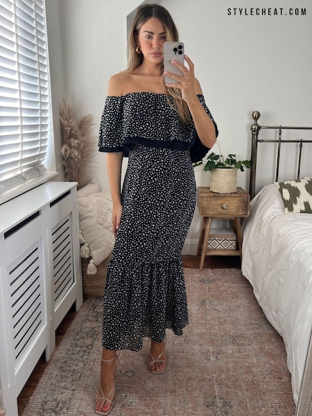Style Cheat Monochrome Tara Bandeau Dress (Q12438) | €47