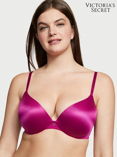 Victoria's Secret Raspberry Cooler Purple Smooth Plunge Push Up Bra (Q15130) | €22