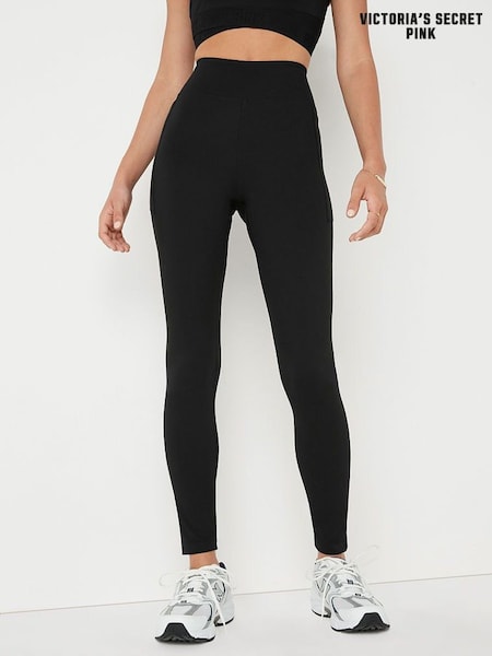 Victoria's Secret PINK Pure Black High Waist Full Length Legging (Q16455) | €20.50