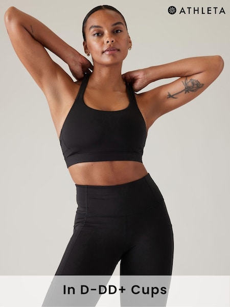 Athleta Black Train Free Medium Impact Sports Bra (Q18414) | €36