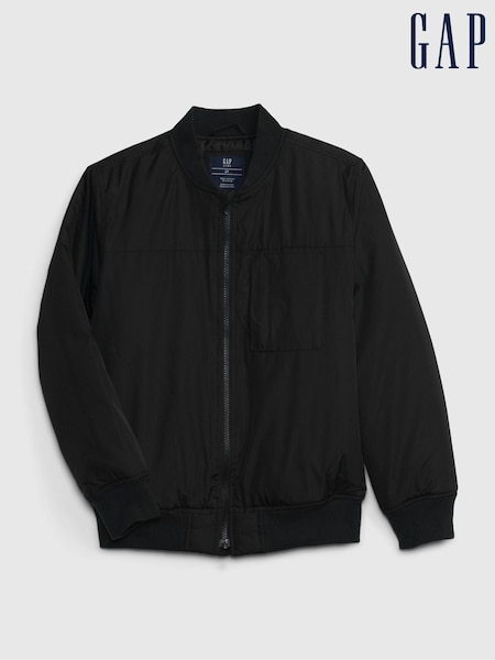 Gap Black Bomber Jacket (4-13yrs) (Q23352) | €34