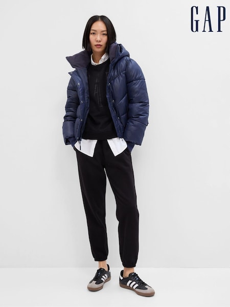 Gap Blue ColdControl Max Cropped Puffer Coat (Q23400) | €53