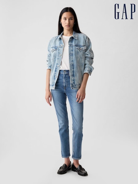 Gap High Waisted Stretch Ankle Length Vintage Slim Jeans (Q25519) | €95