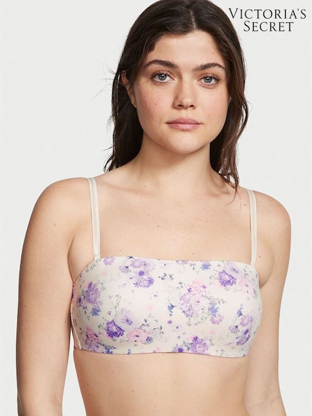 Victoria's Secret Meadow Floral White Strapless Bra (Q26773) | €22