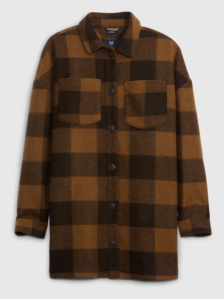 Gap Brown Check Shacket (Q27175) | €13.50