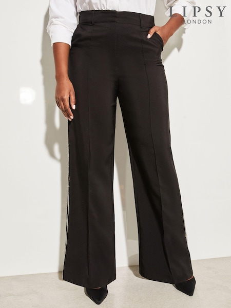 Lipsy Wide Leg Woven Smart Trousers (Q27812) | €10