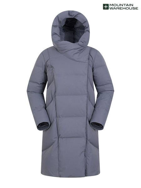 Mountain Warehouse Grey Cosy Wrap Womens Extreme Down Jacket (Q29821) | AED512