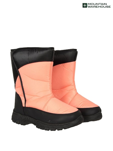 Розовый - Mountain Warehouse Kids Caribou Fleece lined Snow Boot (Q29853) | €19