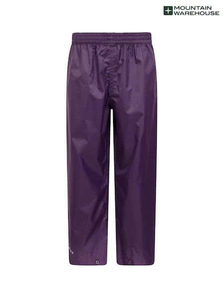 Пурпурный - Непромокаемые более Брюки Mountain Warehouse Pakka - Kids (Q30509) | €13