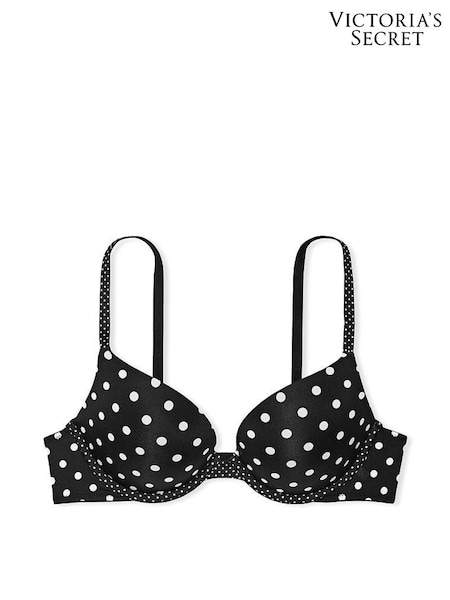 Victoria's Secret Black Dots T Shirt Push Up Bra (Q32014) | €15.50