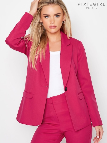 Розовый - PixieGirl Petite Scuba Crepe Blazer (Q33079) | €37