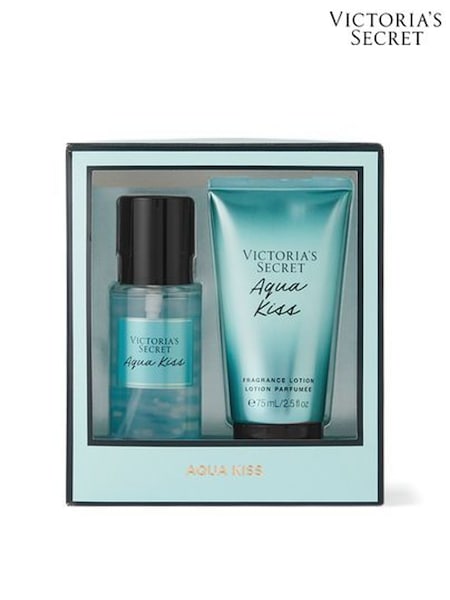 Victoria's Secret Aqua Kiss 2 Piece Body Mist and Lotion Gift Set (Q34029) | €25