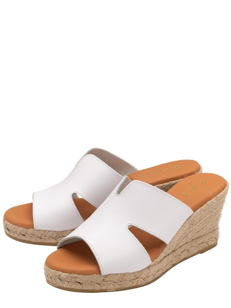 Ravel Leather Rafia Wedge Mule Espadrille (Q34053) | 25 €