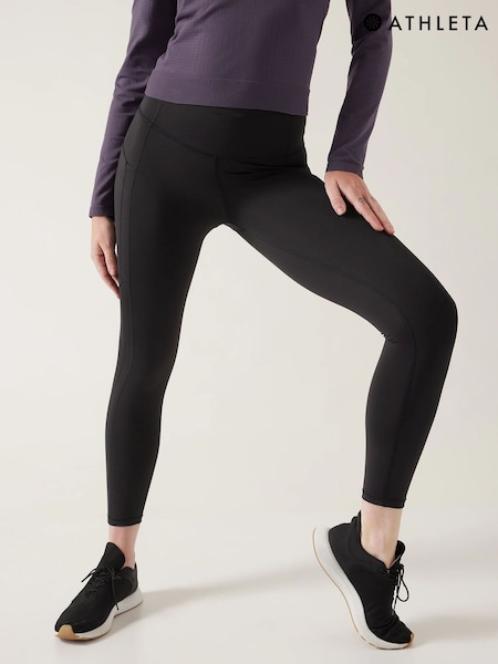 Athleta Black 7/8 Length Saluation High Waisted Pocket Leggings (Q34515) | €45