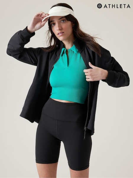 Athleta Black Advantage Zip Up Jacket (Q34524) | €39