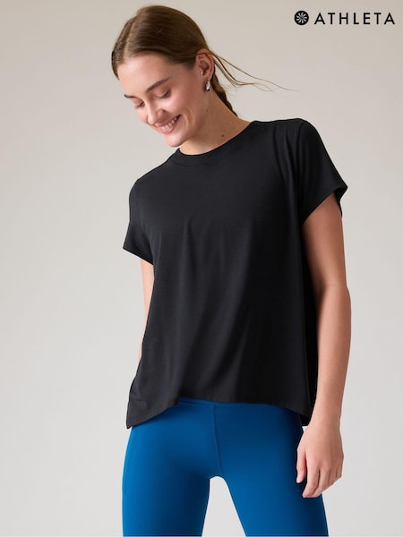 Athleta Black With Ease T-Shirt (Q34692) | €46