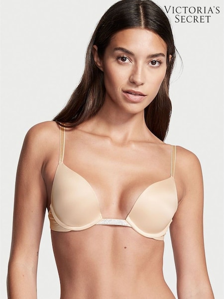 Victoria's Secret Marzipan Nude Smooth Plunge Shine Multiway Bra (Q34781) | €22