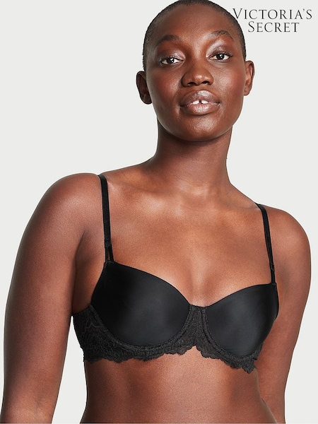 Victoria's Secret Black Pure Smooth Unlined Balcony Bra (Q35132) | €15.50