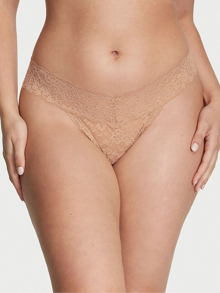Victoria's Secret Sweet Praline Nude Thong Knickers (Q35141) | €10.50