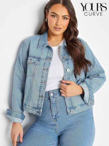 Blau - Yours Curve Classic Denim Jacket (Q36206) | 23 €