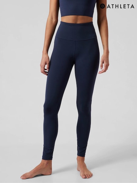 Blau - Athleta Elation Leggings mit hohem Bund (Q36628) | 100 €