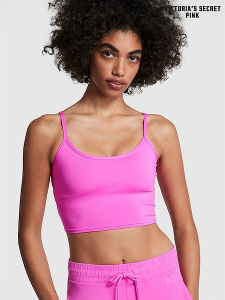 Victoria's Secret PINK Pink Berry Lightly Lined Sports Bra (Q37857) | €15