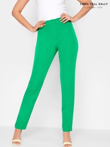 Long Tall Sally Green Slim Leg Trouser (Q37893) | €23