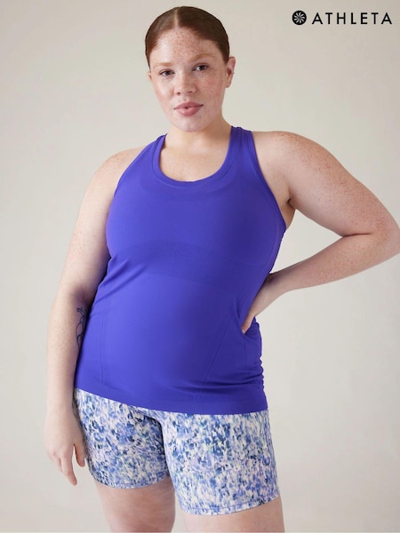 Athleta Blue Momentum Seamless Tank Top (Q38724) | €25