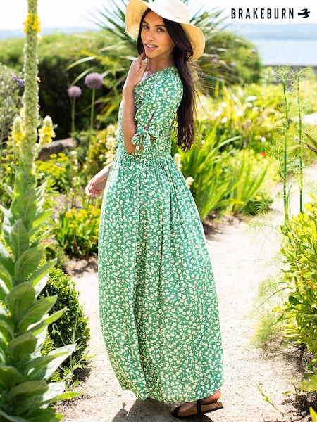 Brakeburn Spring Garden Pintuck Maxi Dress (Q38920) | 54 €