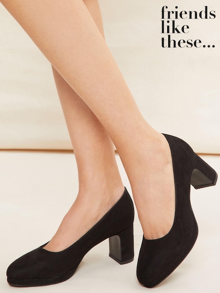 Friends Like These Platform Block Court Heels (Q39708) | € 24