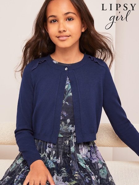 Mornarsko modra - Lipsy Occasion Bolero Cardigan (5-16yrs) (Q40774) | € 16 - € 24