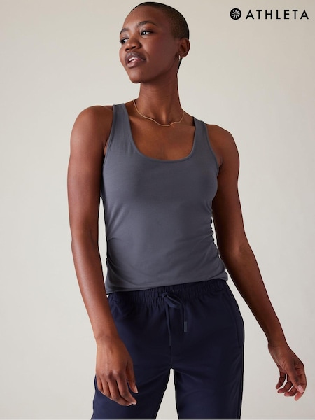 Athleta Blue Outbound Scoop Neck Tank Vest (Q41003) | €11